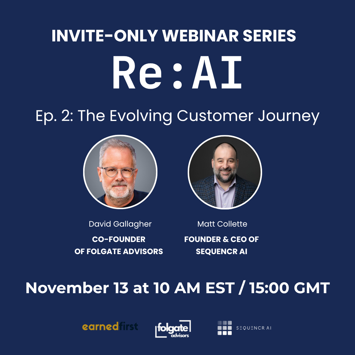 RE:AI Webinar Registration for Evolution of the Customer Journey